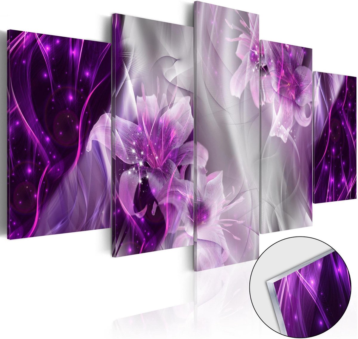 Afbeelding op acrylglas - Purple Utopia [Glass]